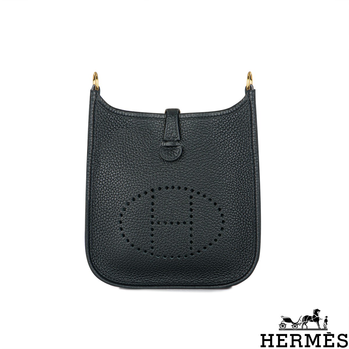 Hermès Mini Evelyne 16cm e Taurillon Clemence GHW